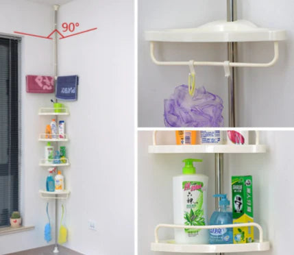 🚿 ESQUINERO ORGANIZADOR DE BAÑO SPACE™ – APROVECHA CADA RINCÓN ✨