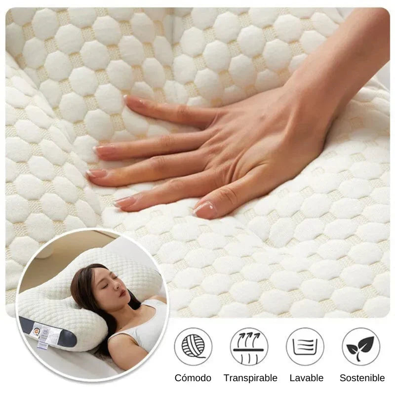 Almohada Ortopédica Hipoalergénica Premium